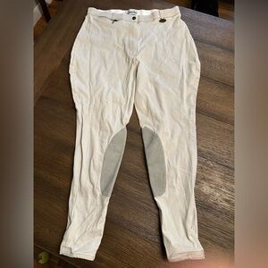 Ladies 32 R Cambrai Beige English Riding Breeches